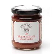 Bruschetta, préparation bruschetta au basilic, tomates et fines herbes