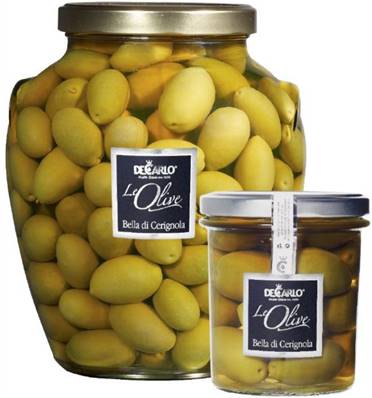 Bella di Cerignola, grosses olives vertes en saumure