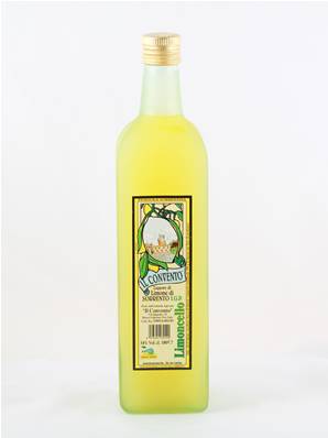 Limoncello di Sorrento, liqueur de citron 34°