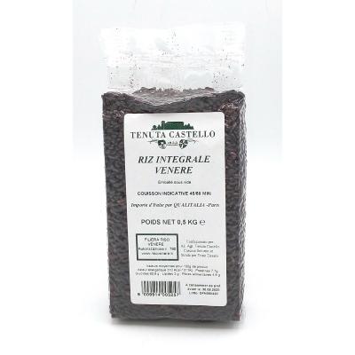 Riz noir Venere en sachet cellophane