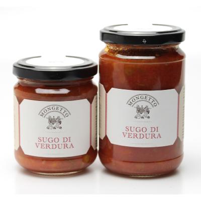 Sugo di Verdura, sauce tomate aux légumes (carottes, courgettes, petits pois, poivrons)