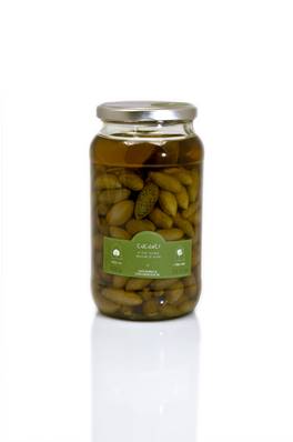 Cucunci, fruits du câprier à l'huile d'olive vierge extra