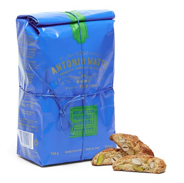 Cantucci di Prato aux pistaches et amandes 