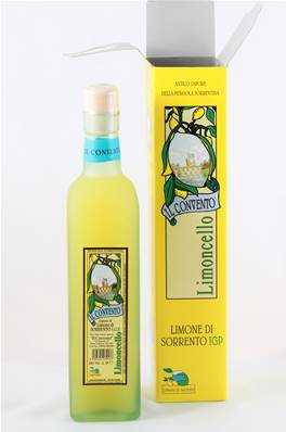 Limoncello di Sorrento, liqueur de citron 34°