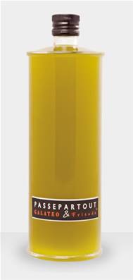 Condiment à base d'huile d'olive extra-vierge et de citrons frais