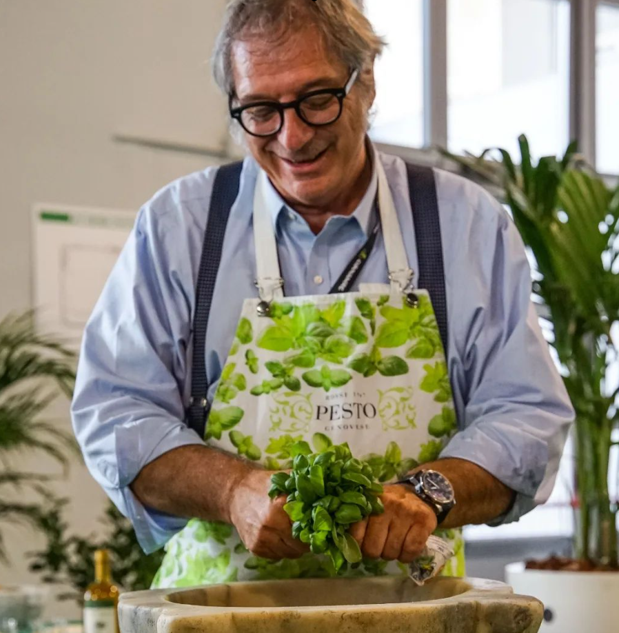 Roberto Panizza, le "roi" du pesto